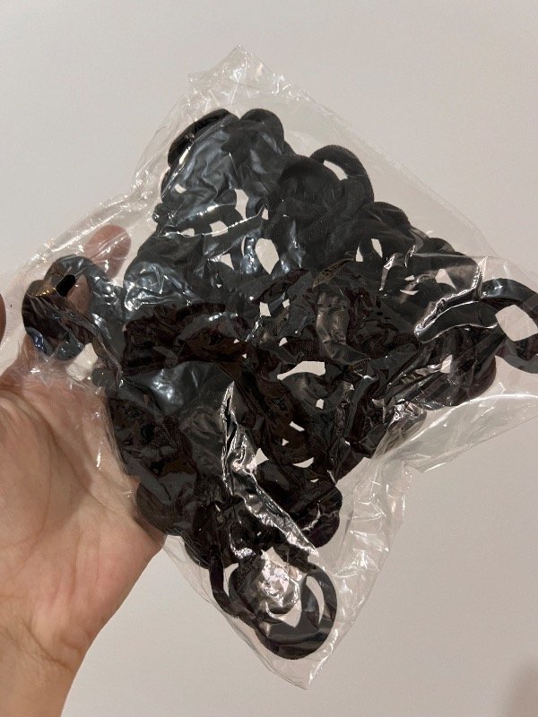 Producto - paquete de colitas colores negras