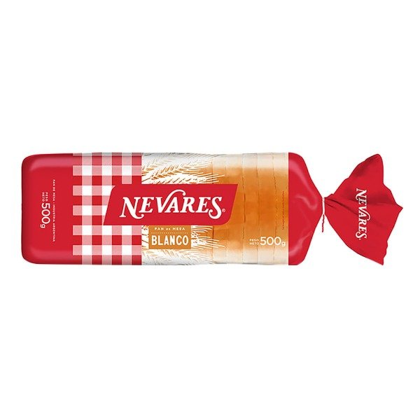 Producto - Nevares Pan Blanco x 500 gr