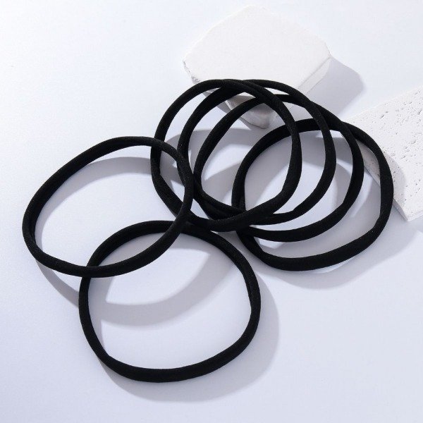 Producto - VINCHA ELASTICA DEPOTIVA NEGRA X6
