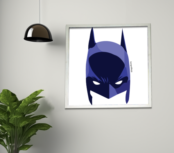 Producto - Cuadro Batman (Marco Blanco)