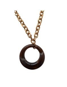 Producto - Collar cadena con dije acrílico circular - 0