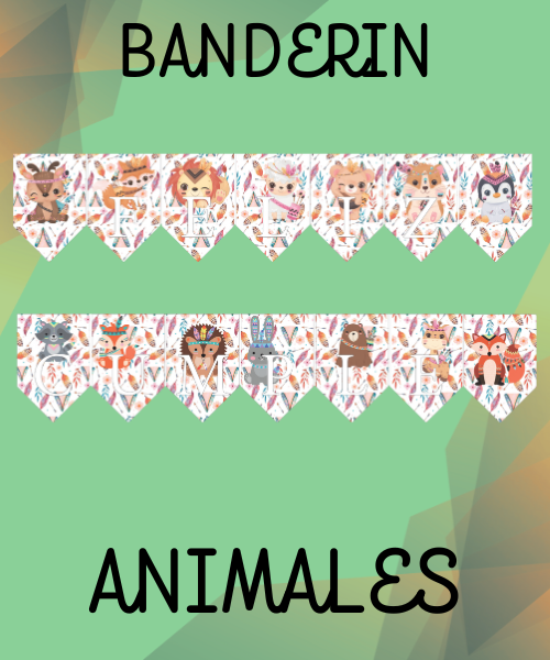 Producto - Banderin ANIMALES