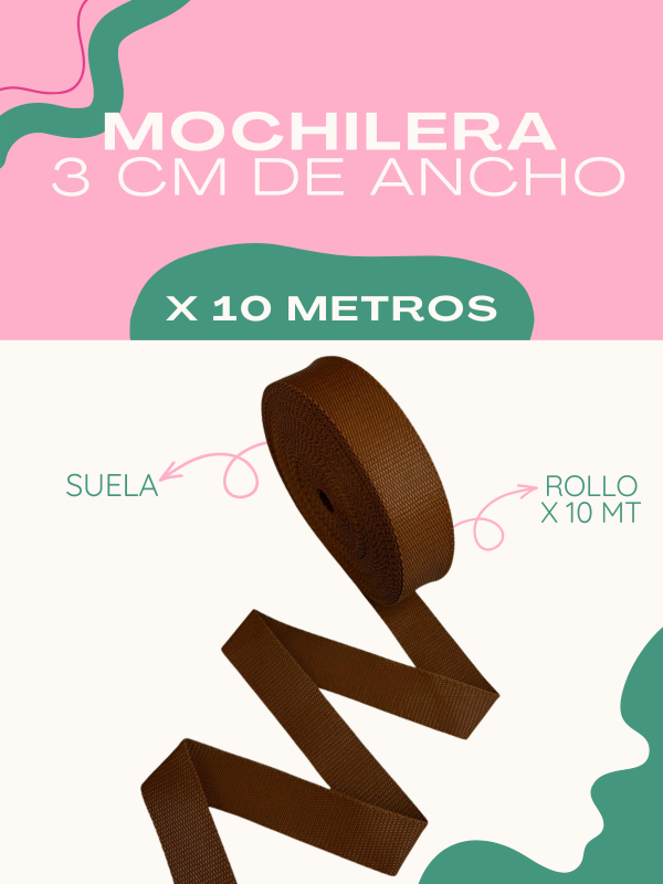 Producto - MOCHILERA X 10 MTS - Suela
