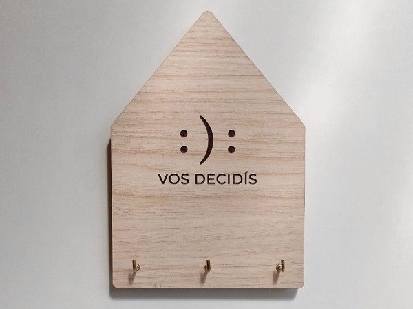 Producto - Portallaves Casita / vos decidís