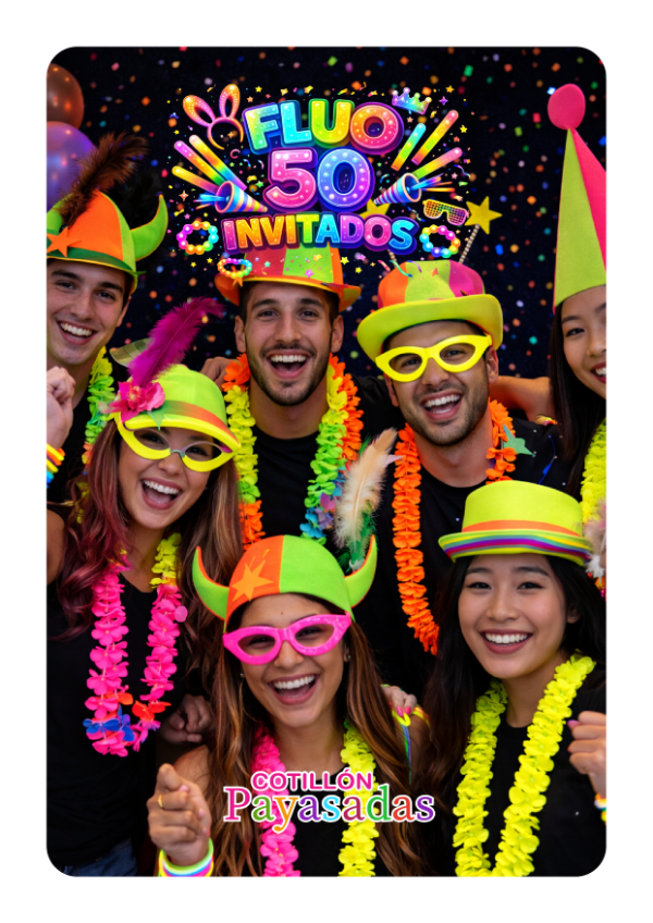 Producto - Combo Fluo 50 Inivitados