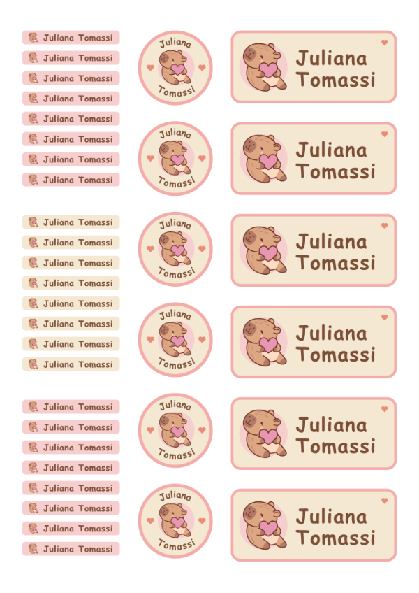 Producto - Etiquetas Escolares Personalizadas