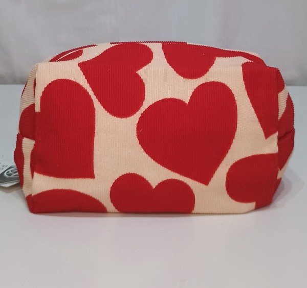 Producto - PORTACOSMETICOS DE TELA CON CORAZONES PRATYS