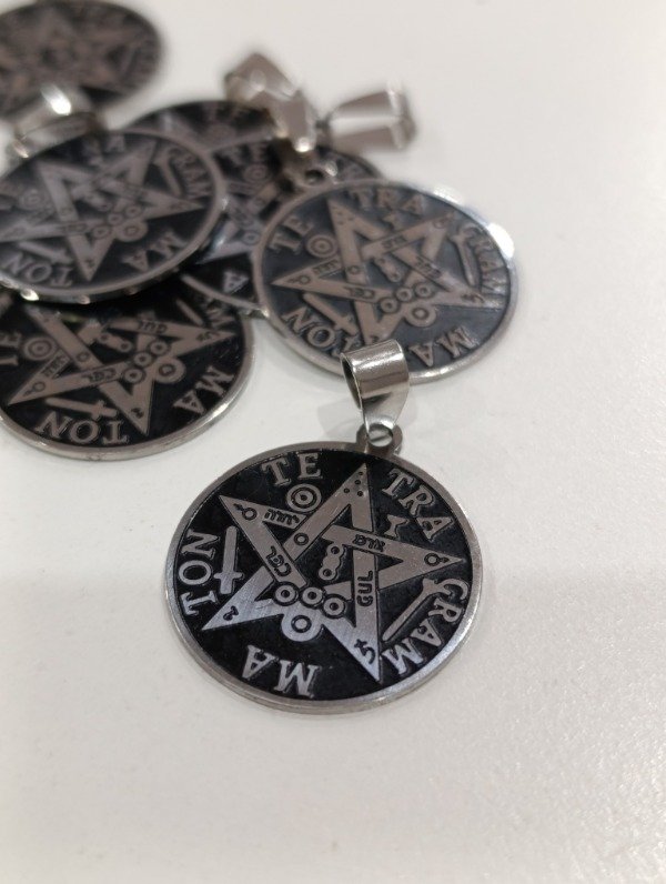 Producto - Dije tetragramaton acero - 0