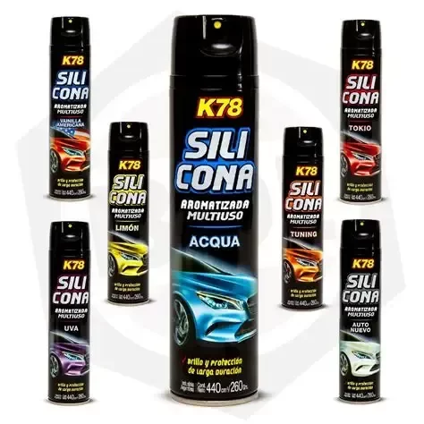 Producto - Silicona aerosol aromatizada multiuso K78