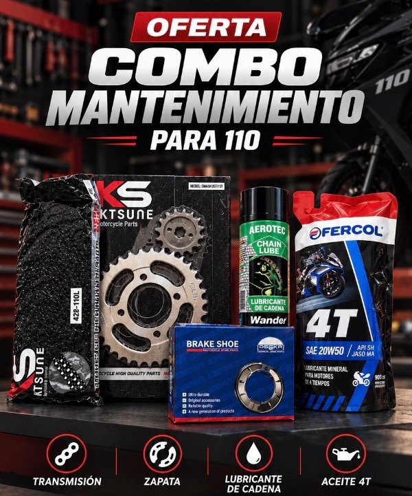 Producto - Kit mantenimiento 110cc