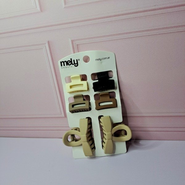 Producto - Set de broches mely x6