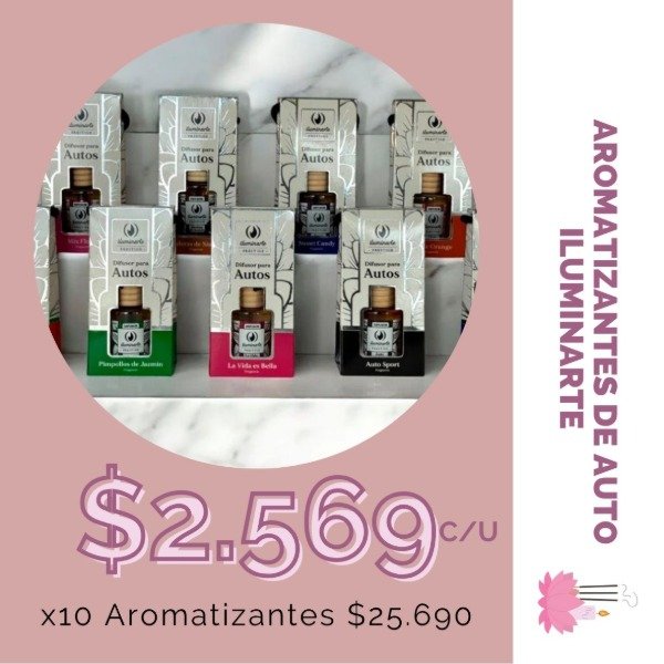 Producto - Aromatizantes de Autos - 10 Unidades