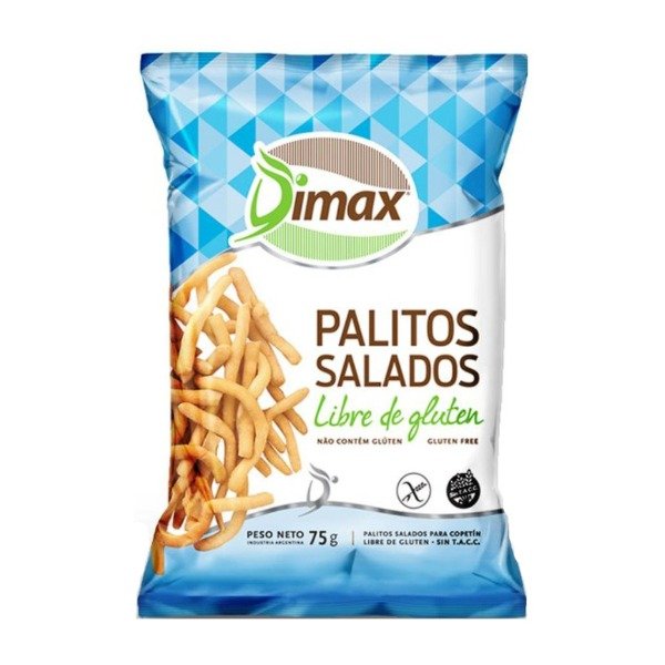 Producto - Palitos Salados SIN GLUTEN Dimax 75gr