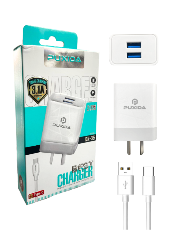 Producto - CARGADOR PUXIDA TIPO C 3.1A DK35