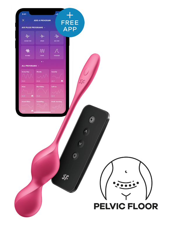 Producto - Bolas entrenamiento keggel Satisfyer recargable control app love birds