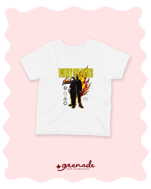 Baby tee " clancy fire"