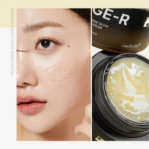 Producto - Crema Reparadora Medicube Age-R Glutathione Glow Capsule Cream 50ml ORIGINAL - 2