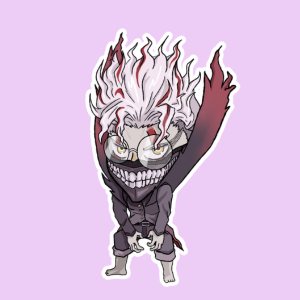Producto - Stickers en Vinilo - DanDaDan - Okarun 2