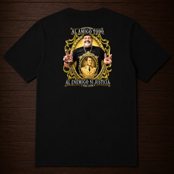 Producto - Remera - Maradona 5 al amigo todo al enemigo ni justicia - 1