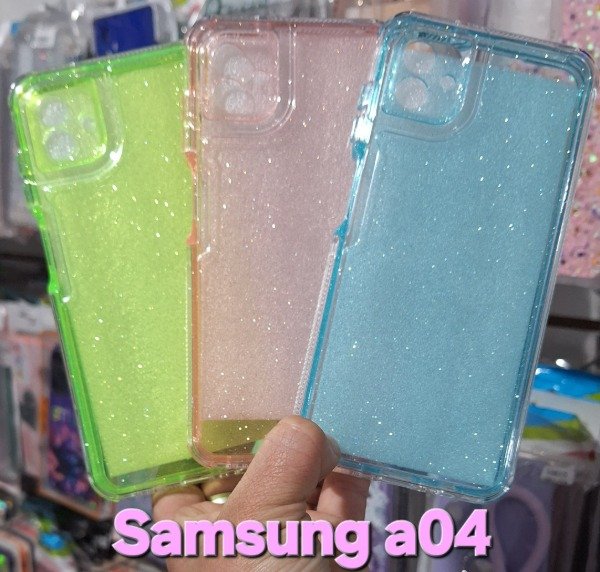 Producto - Fundas glitter reforzadas. Samsung a04