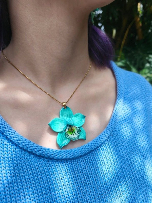 Producto - Collar Orquídea Personalizada