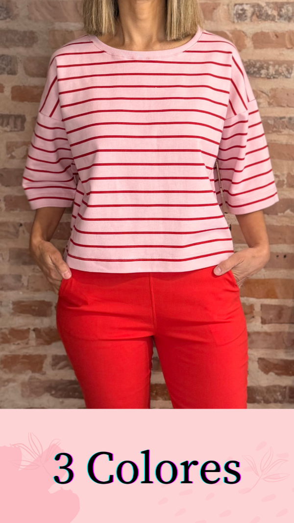 Producto - Remera Boxy Rústica Bossa - 0