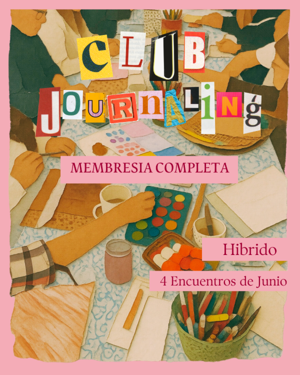 Producto - MEMBRESIA COMPLETA: Club de Journaling en Junio (4 encuentros)