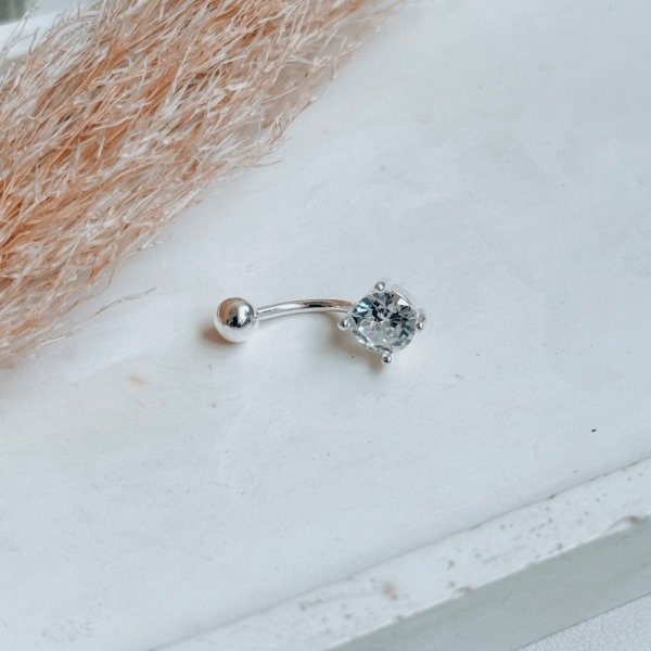 Producto - Aro Ombligo Luz Plata 925