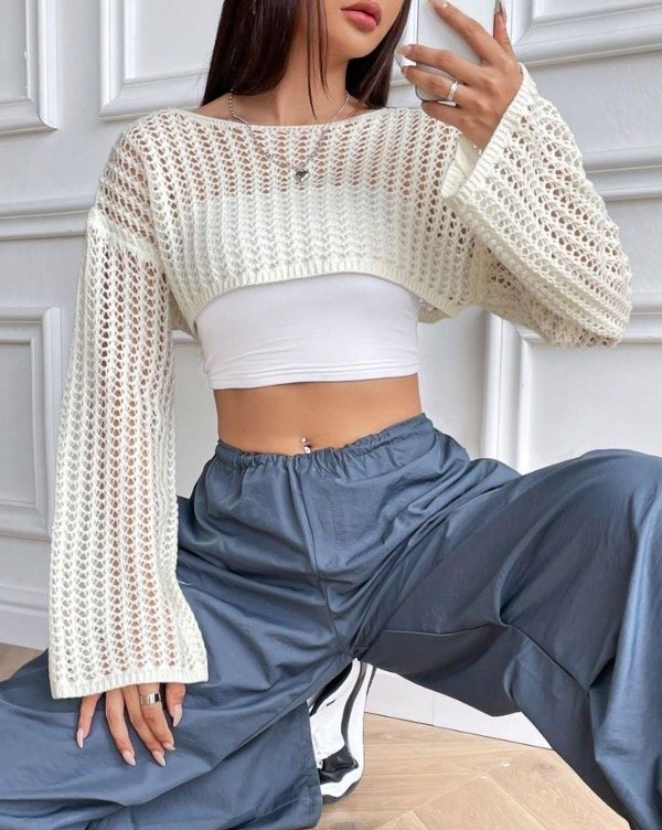 Producto - Crop top crema
