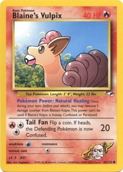 Producto - Blaine's Vulpix (65/132) [Gym Heroes Unlimited]