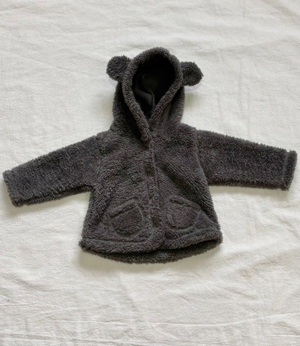 Producto - Campera Corderito Gris