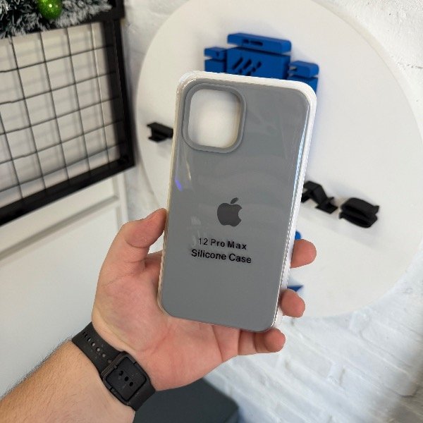 Producto - Silicone Case Gris - iPhone 12 Pro Max