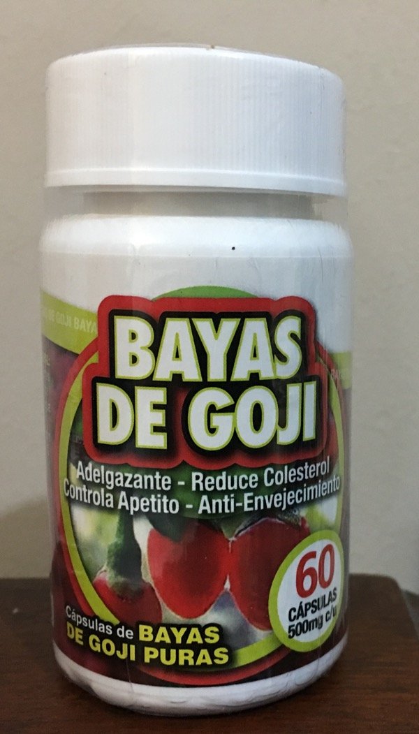 Producto - Bayas de goji x 60 capsulas