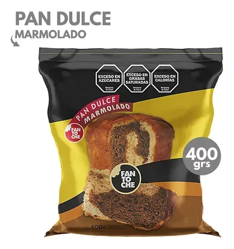 Producto - Fantoche Pan Dulce Marmolado - Precio por unidad llevando la caja de 8