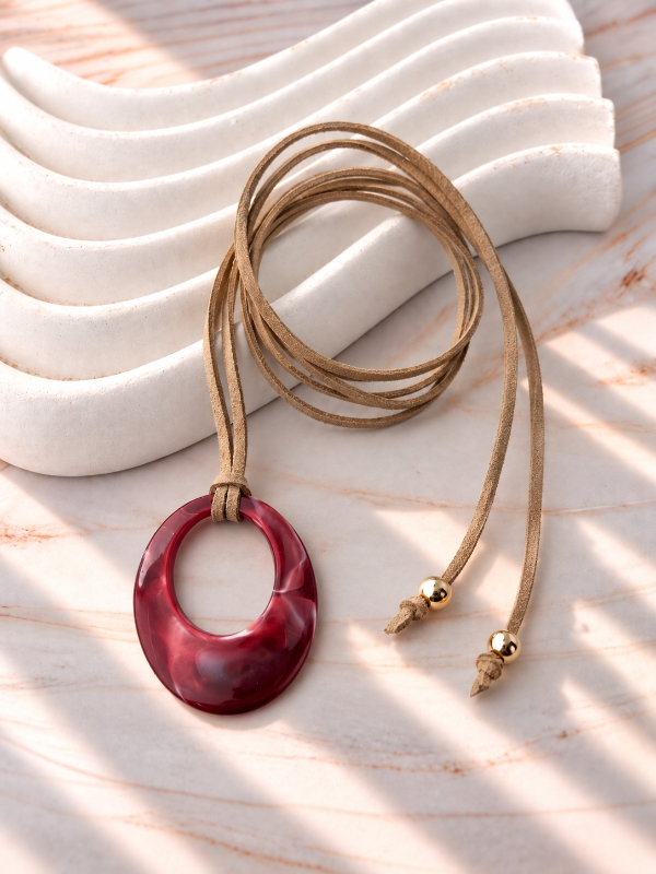 Producto - CHOCKER DE GAMUZA ARENA DIJE MARMOLADO 3041 - 1