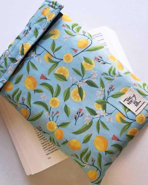 Producto - Funda para libros estándar Limones IMPERMEABLE