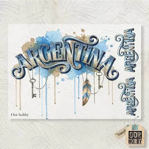 Producto - Lámina DTF TEXTIL Colección Orgullo Argentino OH - 322