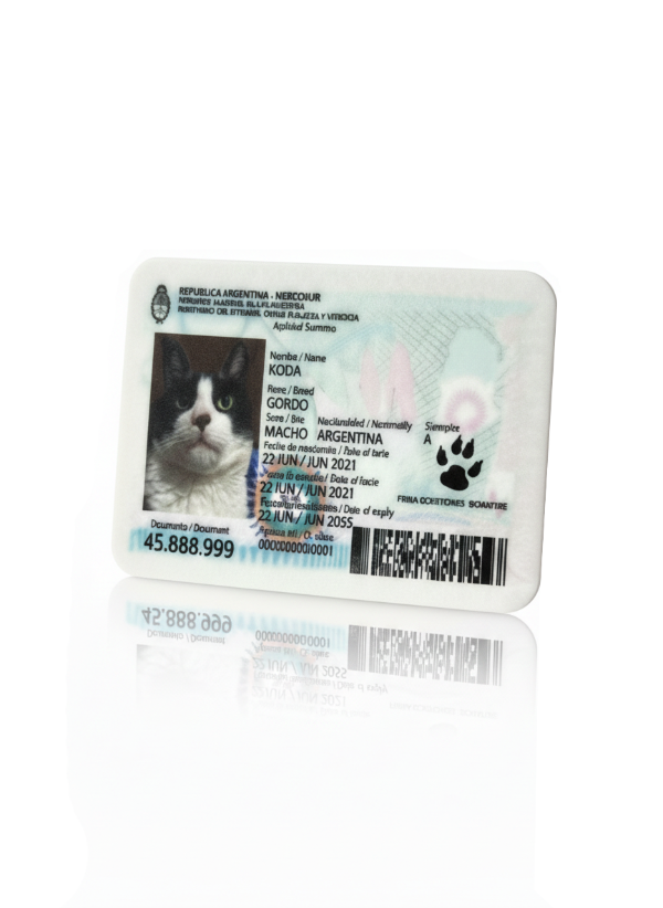 Producto - DNI PERSONALIZADO MASCOTAS