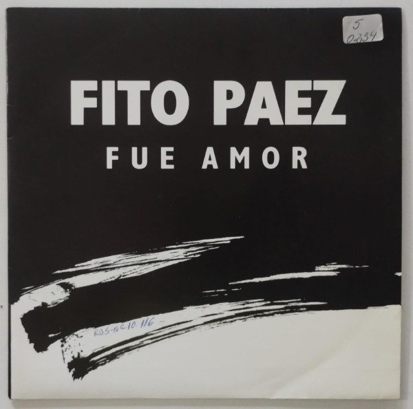 Producto - FITO PAEZ Fue Amor Vinilo Simple 7 PS España 1991