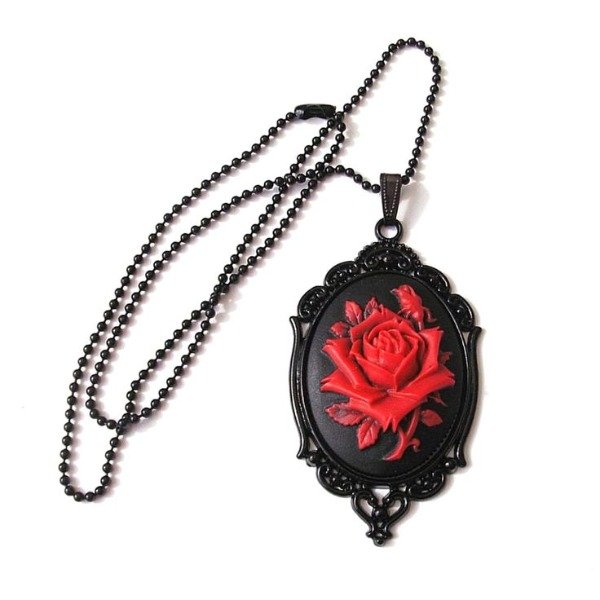 Producto - Camafeo Rosa Goth