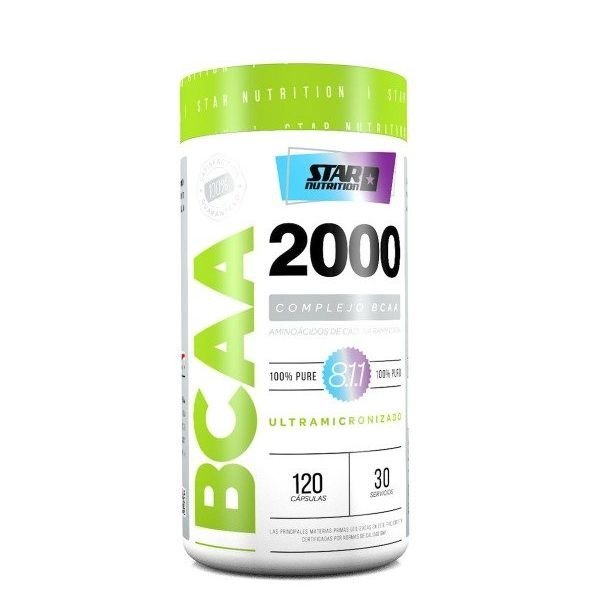 Producto - Bcaa 2000 120cap STAR NUTRITION - 0