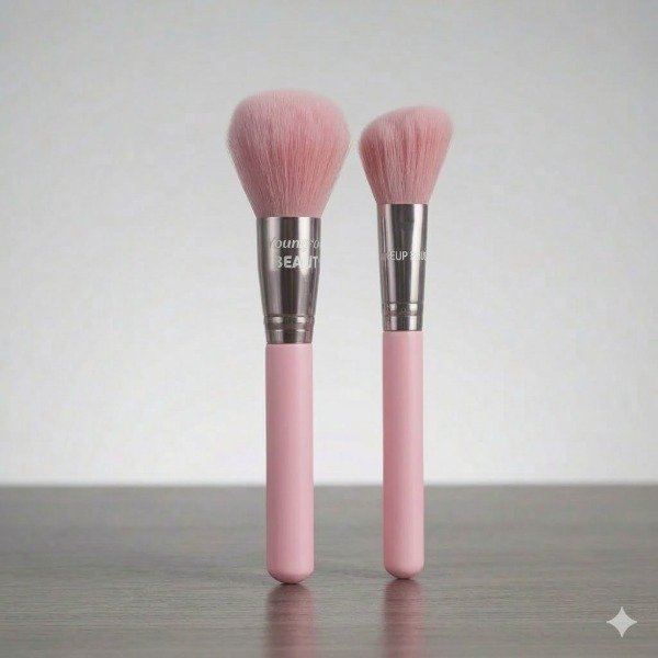 Producto - Set de 2 brochas para polvo y base