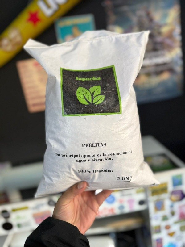 Producto - LA PACHA PERLITA 5DM - DRENAJE Y AIREACION - PARA MEZCLA DE SUSTRATOS