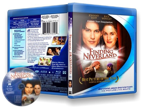 Producto - Finding Neverland 2004 - Bluray Latino/Ingles Subt Español