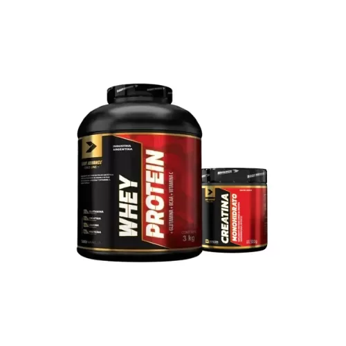 Producto - Combo Masa Muscular (Whey Protein x 3kg + Creatina 300gr) (Body Advance)