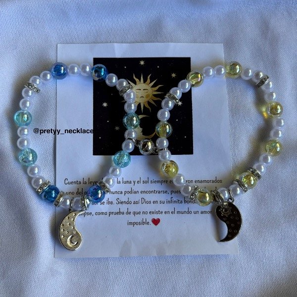 Producto - Pulsera imantada sol y luna