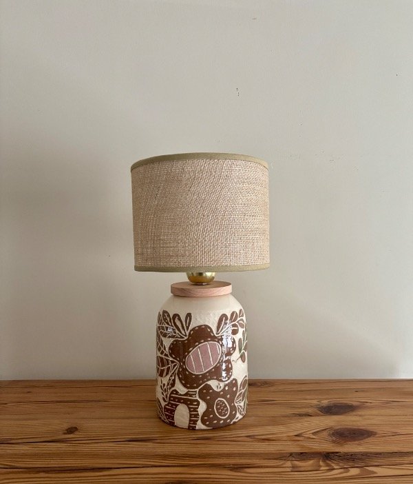 Producto - Lámpara Tambor Flor Cacao chica - A PEDIDO - 1