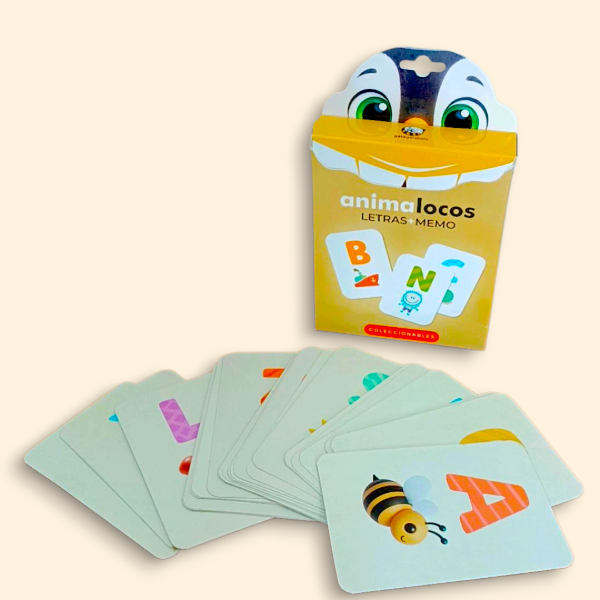 Producto - ANIMALOCOS- Letras + memo