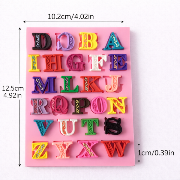 Producto - Molde letra inglesa 025W3