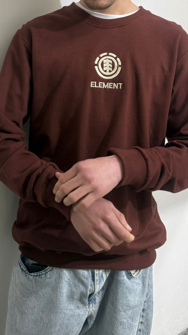 Producto - Buzo cuello redondo marron